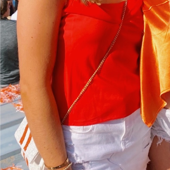 Superdown Vibrant Orange Tank Top - Picture 3 of 3